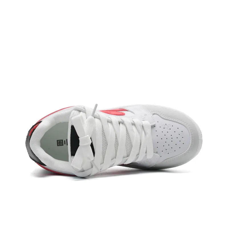 Circle Small Coverage  Abrasion Resistant Lightweight Low Top Skateboard Shoes Women's-12