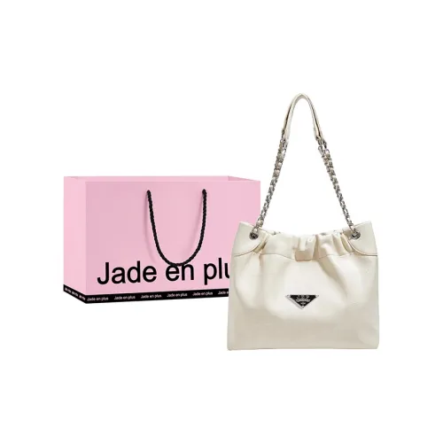Jade En Plus PU Crossbody Bag Shoulder Bag Large Size Women's Coconut Milk White/Premium Black/Pearl Silver/Brown