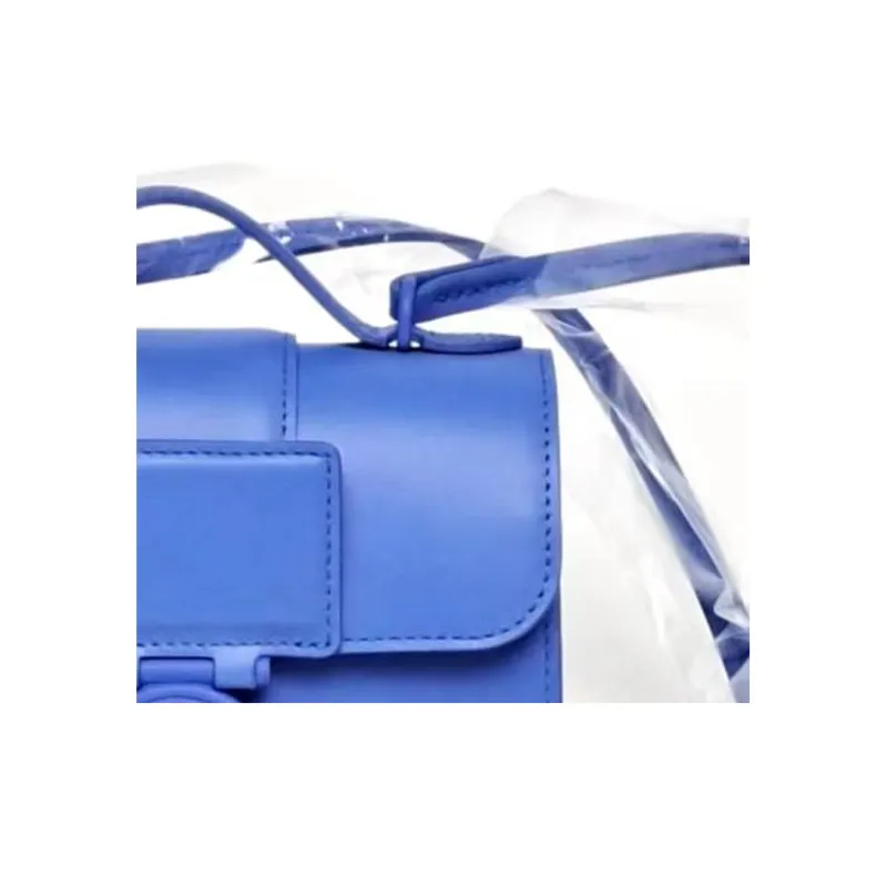 LONGCHAMP BOX-TROT Calfskin Shoulder Bag Crossbody Bag Extra Small Women's Cobalt Blue-4