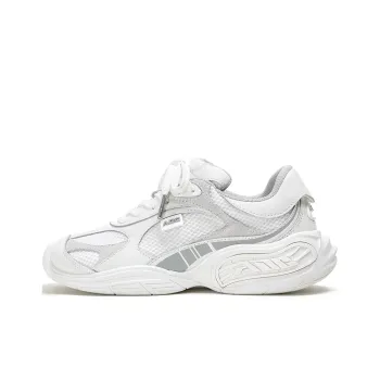 ADCDAVINCI Functional Wind Series Lightweight Anti Slip And Wear Resistant Low Top Casual Shoes Unisex White Gray