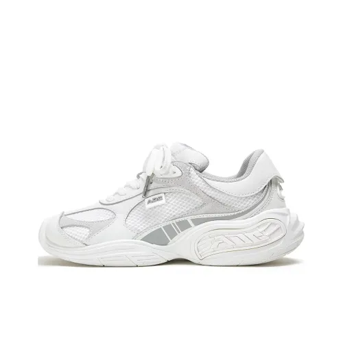 ADCDAVINCI Functional Wind Series Lightweight Anti-Slip And Wear-Resistant Low-Top Casual Shoes Unisex White Gray