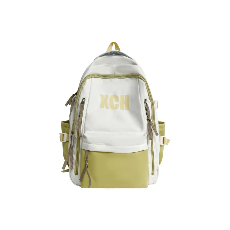 LUVISTRUE Nylon Backpack Regular Unisex Black/Red/Yellow/Green/Blue-16