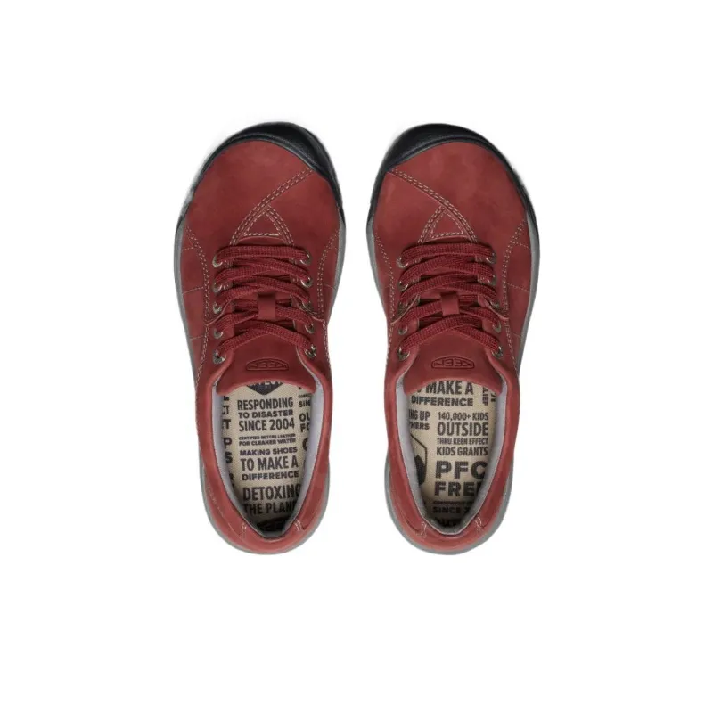 KEEN Presidio Abrasion-Resistant Low-Top Running Shoes Women's Brick Red-3