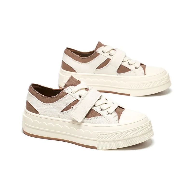 Beau Today Slip-Resistant Cushioning Abrasion-Resistant Low-Top Skateboard Shoes Women's-10