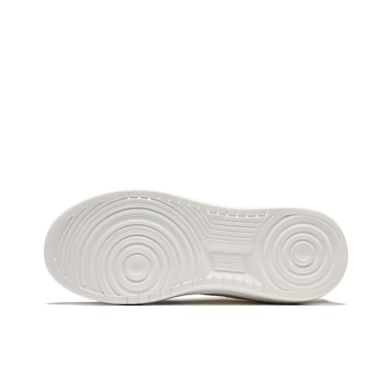 Erke Anti-Slip Wear-Resistant Low-Top Skateboard Shoes Women's Microcrystal White/Jet Black-4
