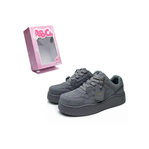 ABCIO Coverage Anti Slip And Wear Resistant Support Low Top Skateboard Shoes Women's