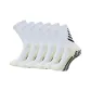 Crew Soccer Socks, White, 6-Pack