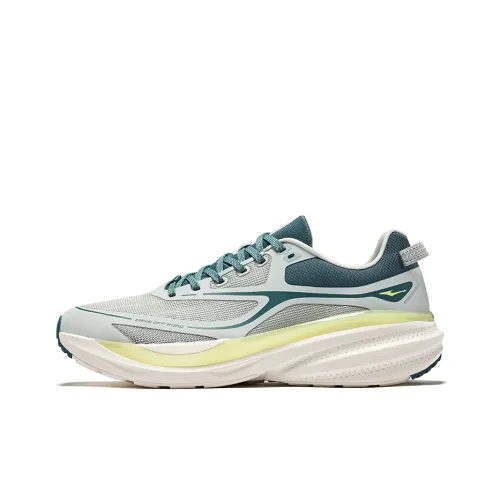 Erke Vertical And Horizontal 1.0 Running Shoes Men Low Top Gravel Pine Green