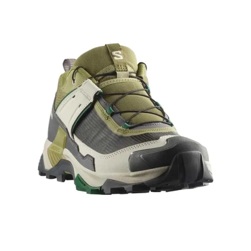 SALOMON X ULTRA 5 Abrasion-Resistant Low-Top Trekking Shoes Men's Green-1