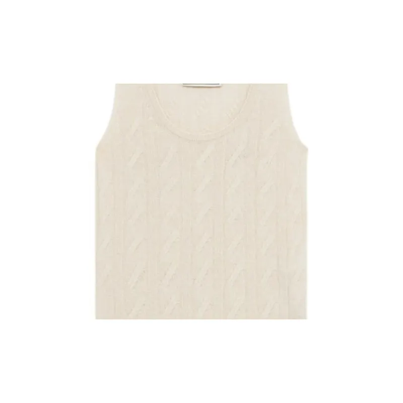 Blumarine Cable Knit Sleeveless Top-5
