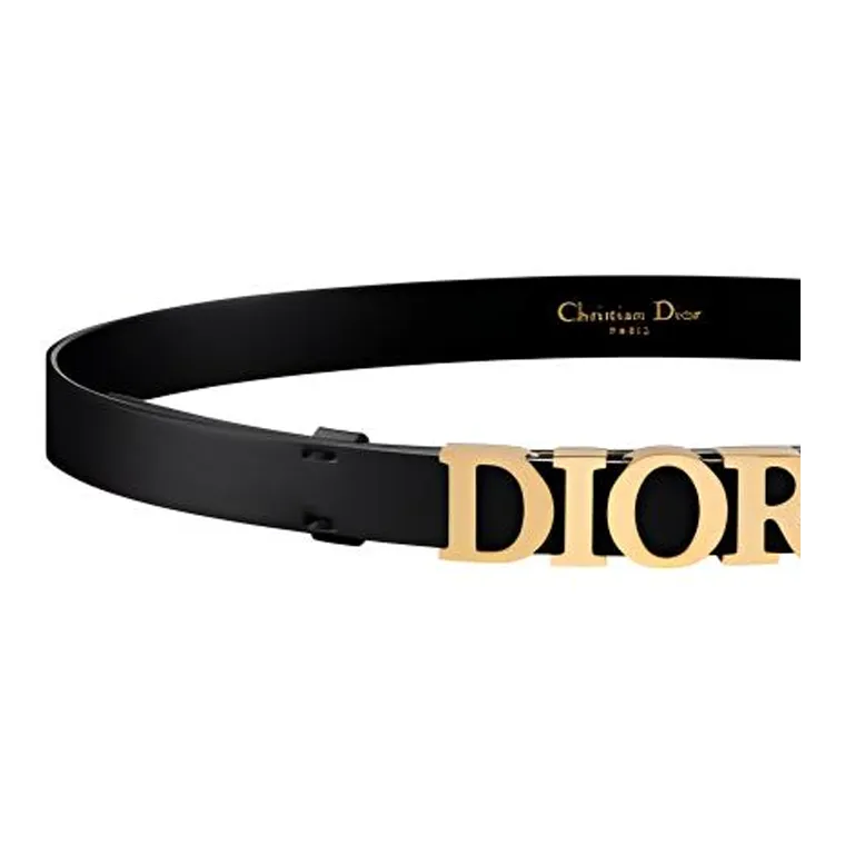 DIOR   Leather Belts Women's Black  -2
