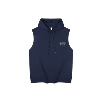 D&W Tank Tops Unisex Navy Blue