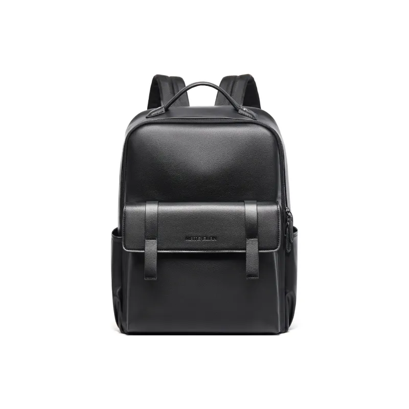 MOYYI PVC Laptop Backpack Large Size Unisex Black-0
