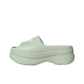 Adidas AdiFOM Stan Slides Linen Green Wonder White Women's