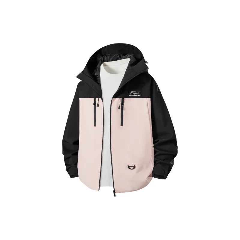 Feiyue Water-Resistant Windproof Warm Water-Repellent Windbreaker Jacket Unisex-46