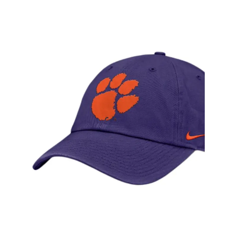 Nike Clemson Tigers Primetime Club Men's Nike College Adjustable Hat-1