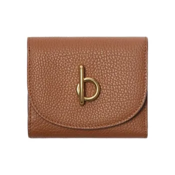 Burberry Rocking Horse Calfskin Wallet Women's Brown