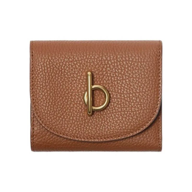 Burberry Rocking Horse Calfskin Wallet Women's Brown-0