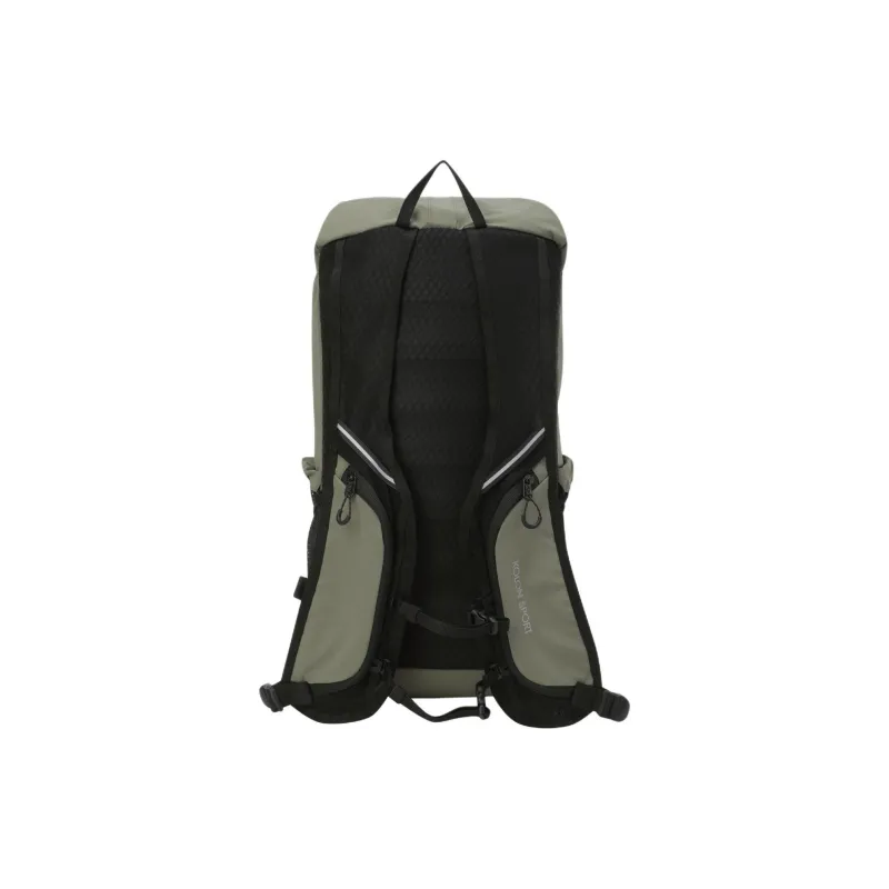 KOLON SPORT Nylon Outdoor Hiking Bag Backpacks Unisex Khaki-1