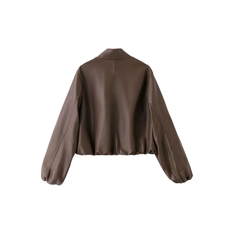 Fele.d Leather Jackets Women's-11