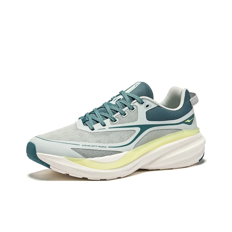 Erke Vertical And Horizontal 1.0 Running Shoes Men Low Top Gravel Pine Green-2