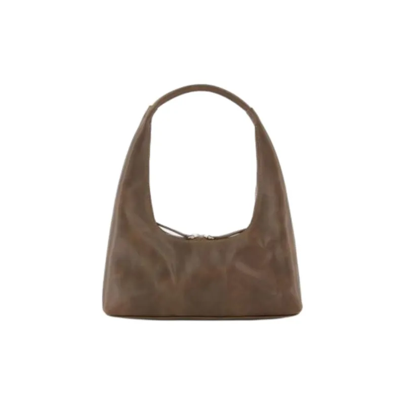 Marge Sherwood Logo stamp Leather Shoulder Bag-0