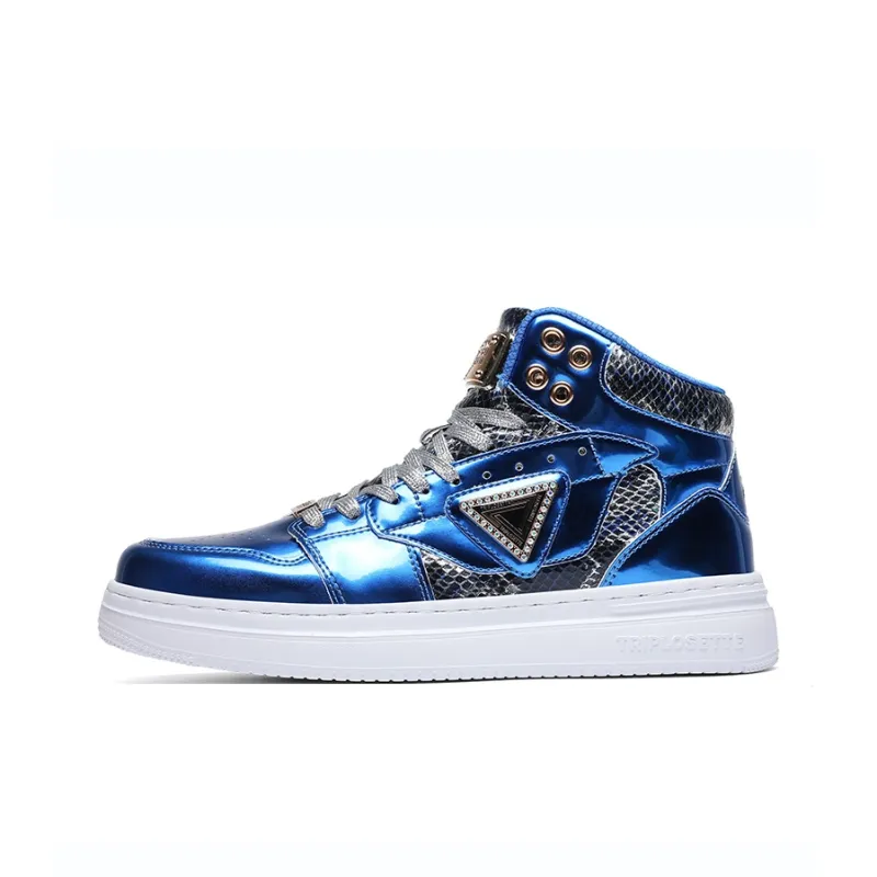 AMICNIEGD Breathable Anti Slip And Wear Resistant High Top Skateboard Shoes Unisex-0