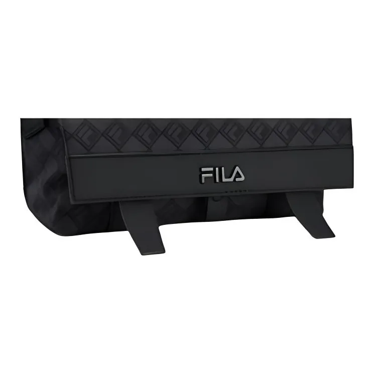 FILA Fabric Messenger Bag, Crossbody Bag, Shoulder Bag Mini Men's Black-4