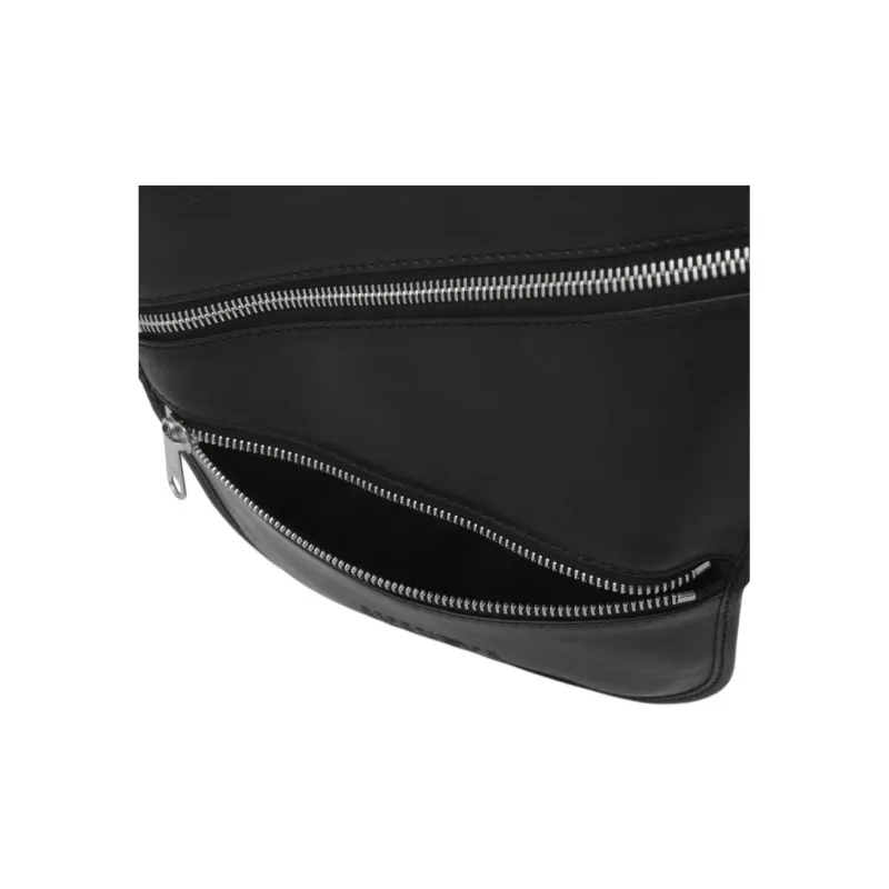 MM6 Maison Margiela Calfskin Crossbody Bag Shoulder Bag Mini Women's Black-5