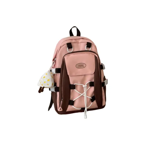 URBAN FOREST Nylon Backpack Regular Women's Pink Brown/Green Pink/White/Black/Blue