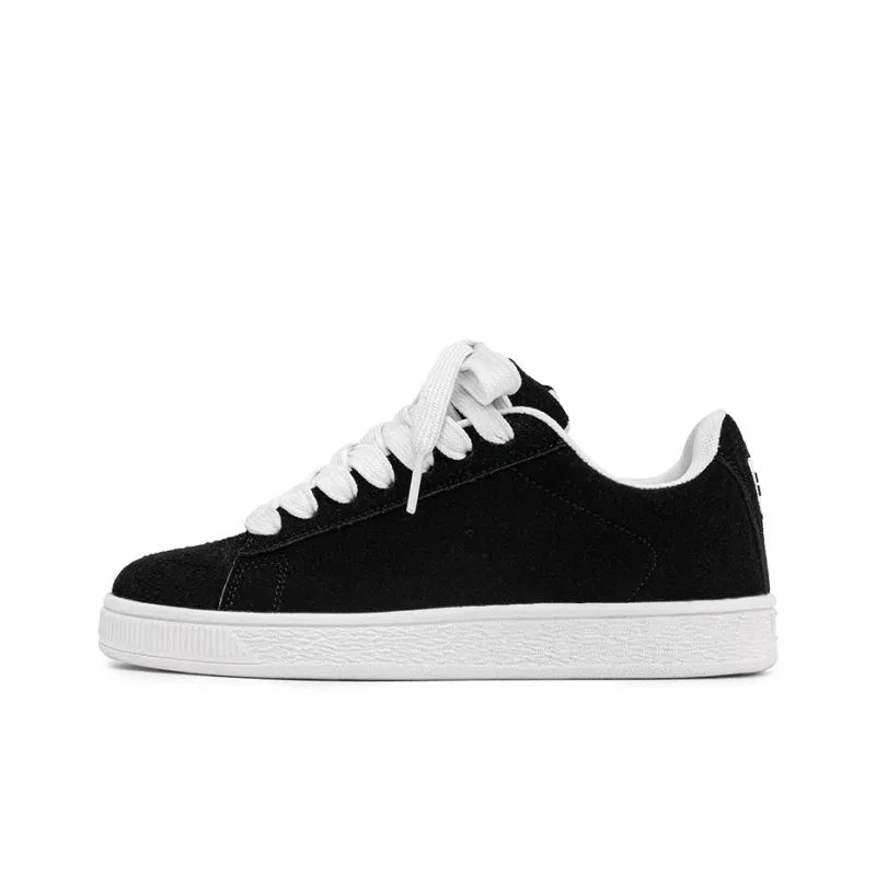 HUANAI Low-Top Skateboard Shoes Unisex Milk White-9