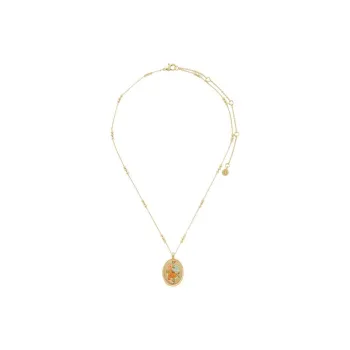 Fable Enamel Necklaces Unisex Gold