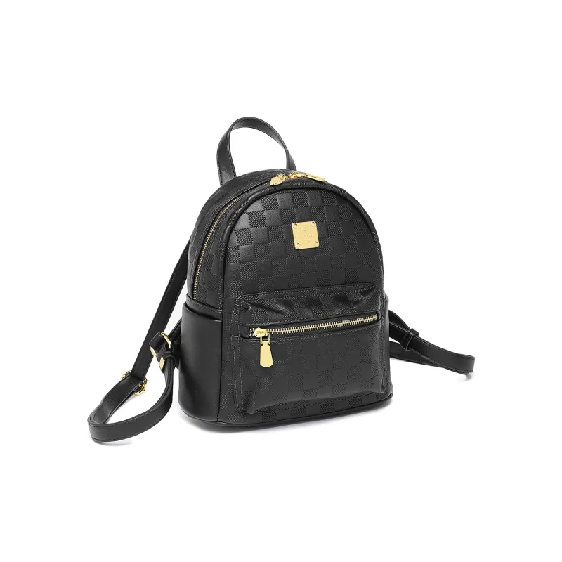 BOBDOG PU Backpack Women's Ecru/Black-5