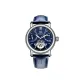 Sunray Blue Dial Silver Case