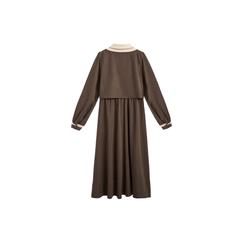 ZIHAN Long-Sleeved Dresses Women's-1