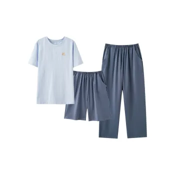 GOSO Pajama Set Men's Aqua Blue
