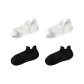 [No-Show Socks for Women]4 Pack (Black *2+White *2)