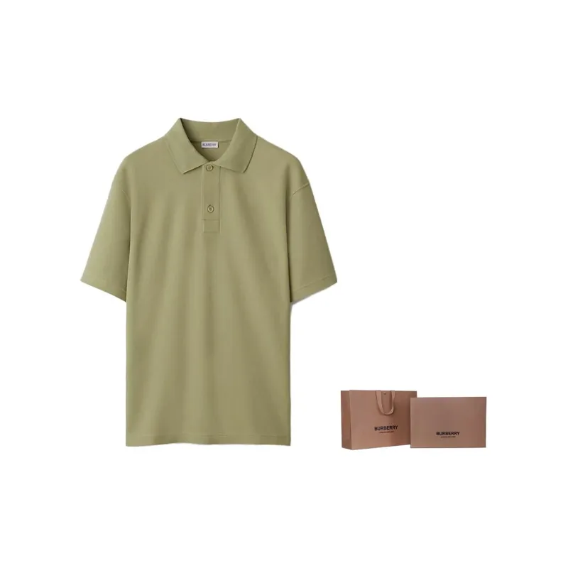 Burberry Piqué weave Cotton Polo Shirt-5