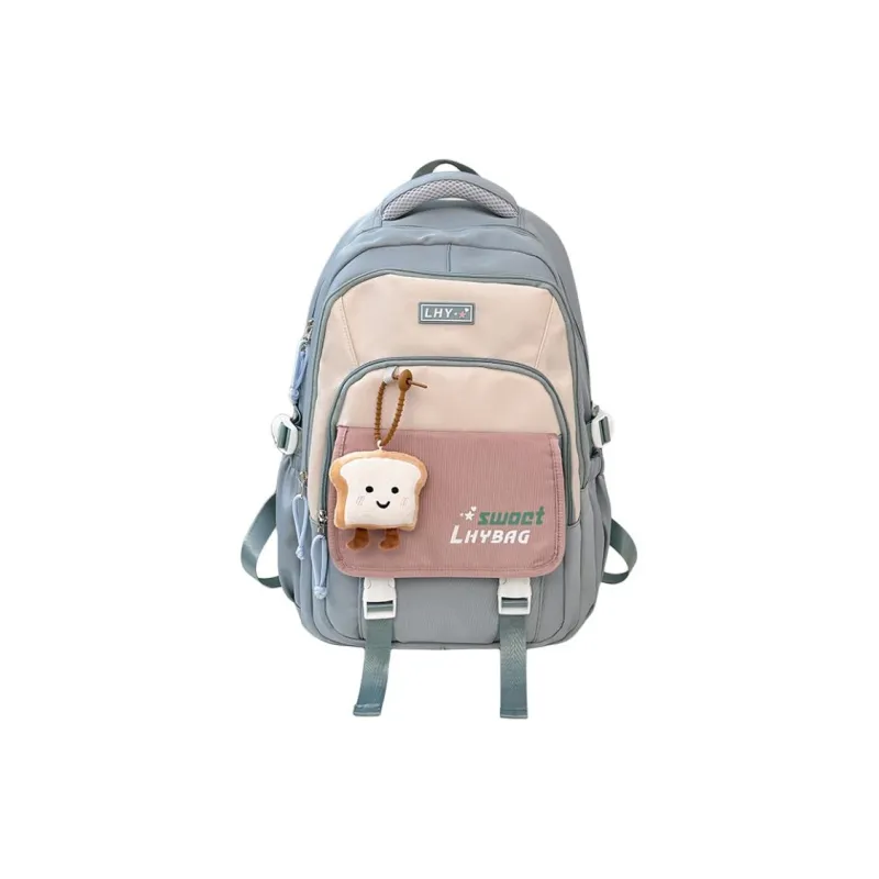 URBAN FOREST Nylon Backpack Women's Black/Burgundy/Purple/Khaki/Light Blue/Dark Blue-8