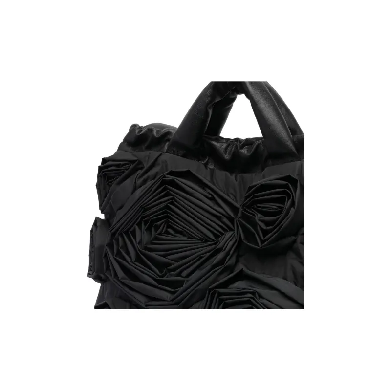 Vic Matie Calfskin Handbag Women's Black-3