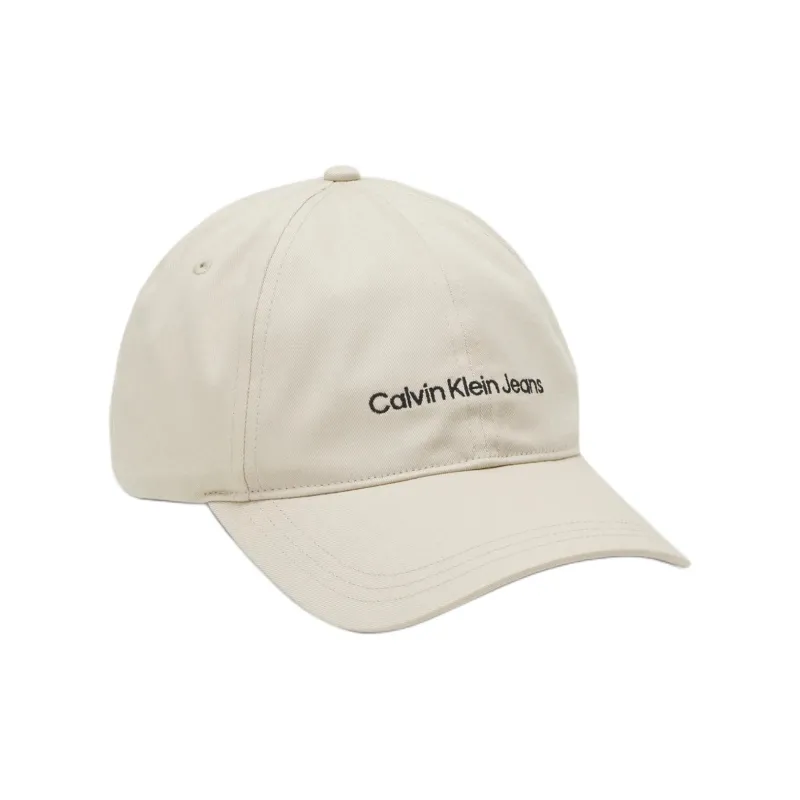 CALVIN KLEIN Cotton Baseball Caps Men's Beige-1