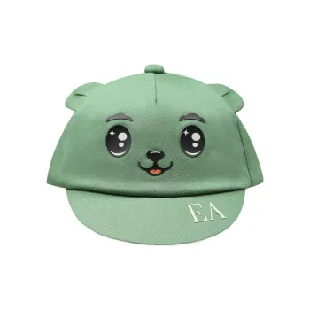 EMPORIO ARMANI Cotton Baseball Caps Kids' Green
