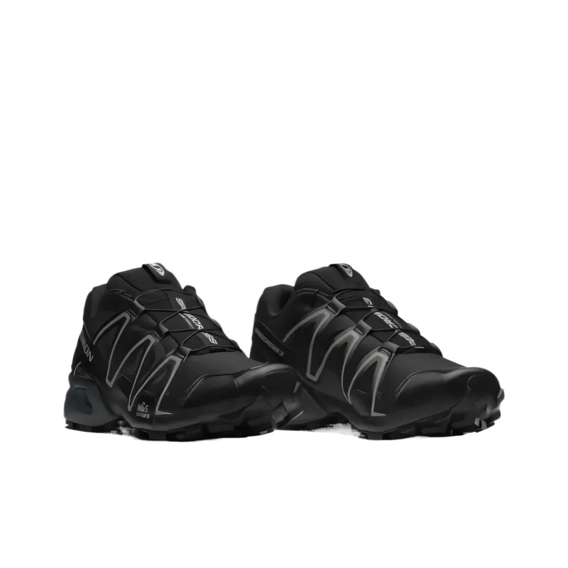 SALOMON Speedcross 3 Anti Slip Wear Resistant Low Top Running Shoes Unisex Black-1