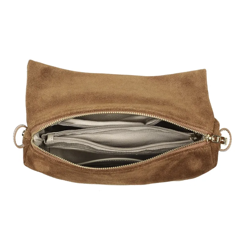 MILLIE'S Cow Leather Underarm Crossbody Bag, Shoulder Bag Regular Women's Brown-5