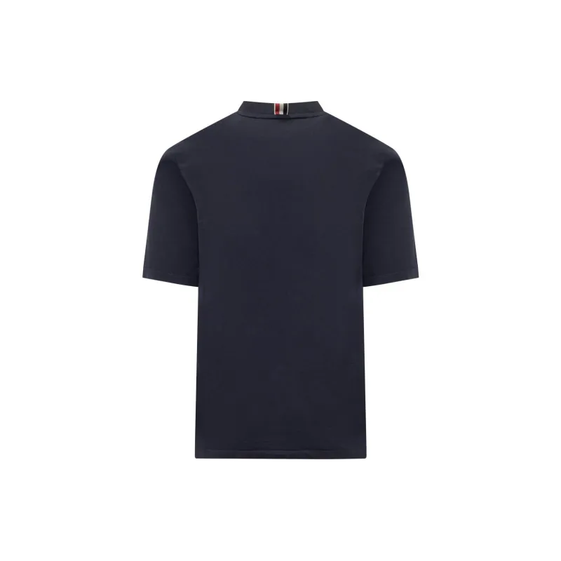 THOM BROWNE Jersey 4 Bar Color Block T Shirt-1