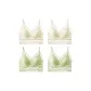 4 Pack-Milk White 2+Light Green 2
