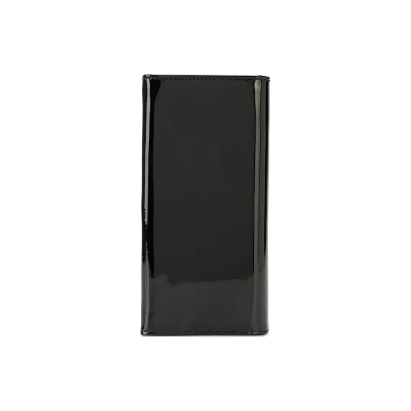 FERRAGAMO Smooth Finish Leather Long Wallets Regular Women's Black-3