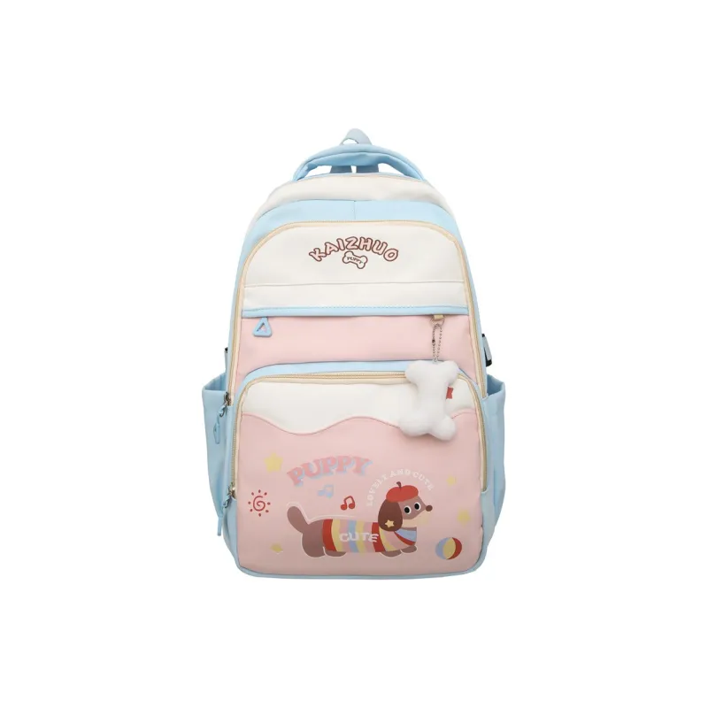 GEERDUN Nylon Backpack Women's 1White & Purple/Pink & Blue/Purple & Green/Blue & Pink/Yellow & Khaki-6