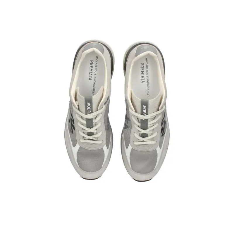 PREMIATA Moerun Low Top Casual Shoes Men's Gray-5