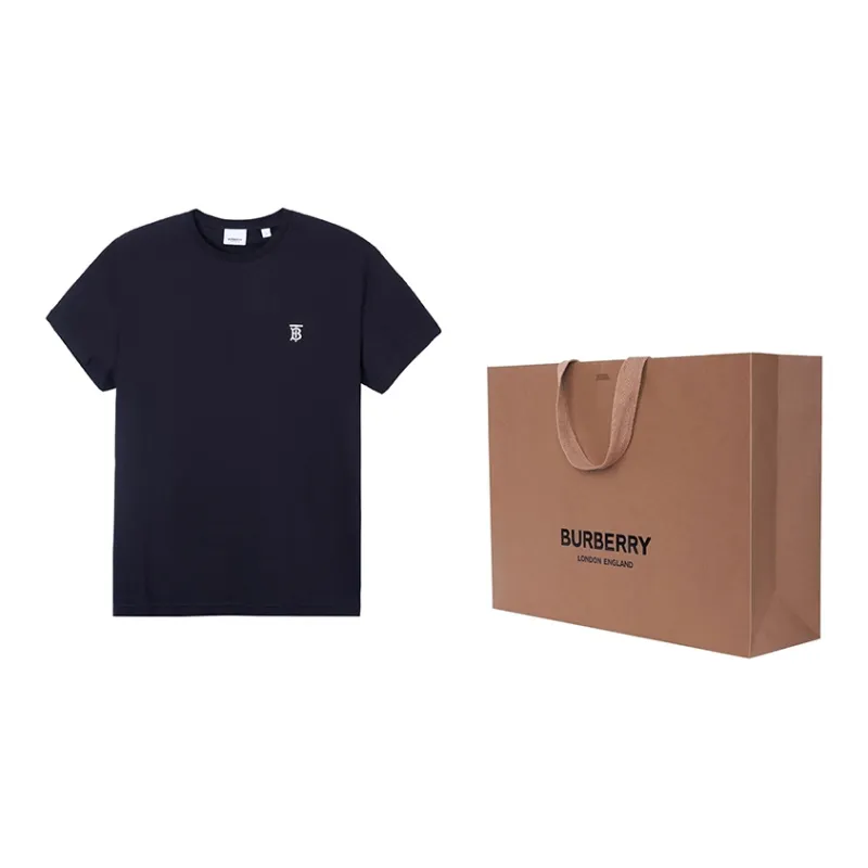 Burberry Logo Embroidered T shirt-2